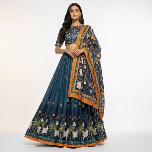 Artriddhs Dola silk D NO DEGITAL 22 Wholesale choli market in Pune